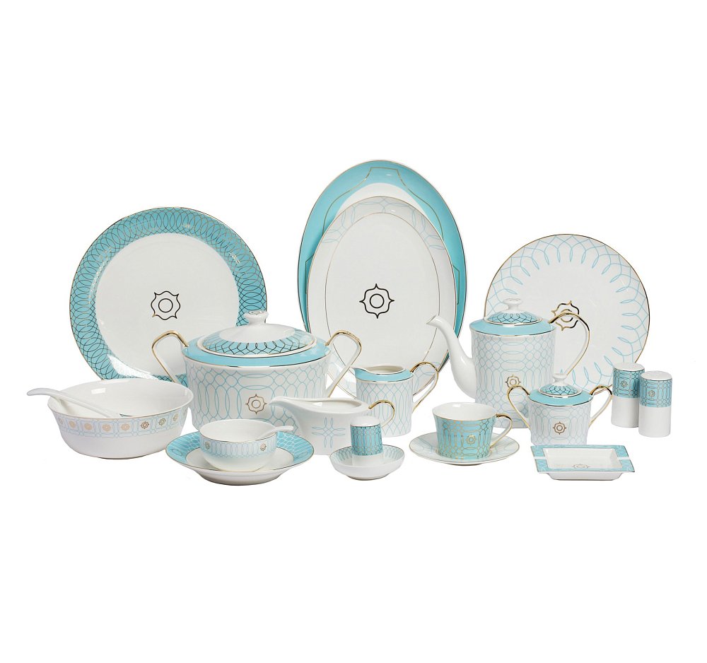 Столовый сервиз Turquoise Veil, DG-DW126-68 от DG-home Столовый сервиз Turquoise Veil, DG-DW126-68 от DG-home