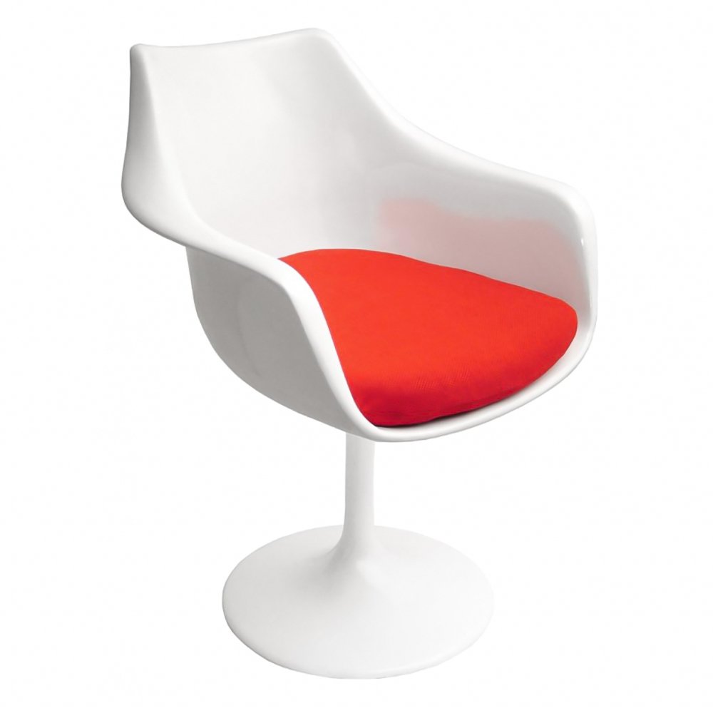 Кресло Tulip Armchair Бело-красное Шерсть, DG-F-ACH466-1 от DG-home Кресло Tulip Armchair Бело-красное Шерсть, DG-F-ACH466-1 от DG-home