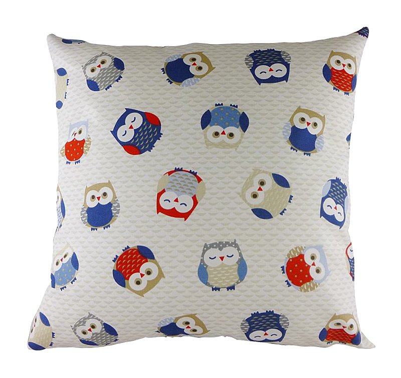 Подушка с принтом Owl Print Blue, DG-D-PL444 от DG-home Подушка с принтом Owl Print Blue, DG-D-PL444 от DG-home