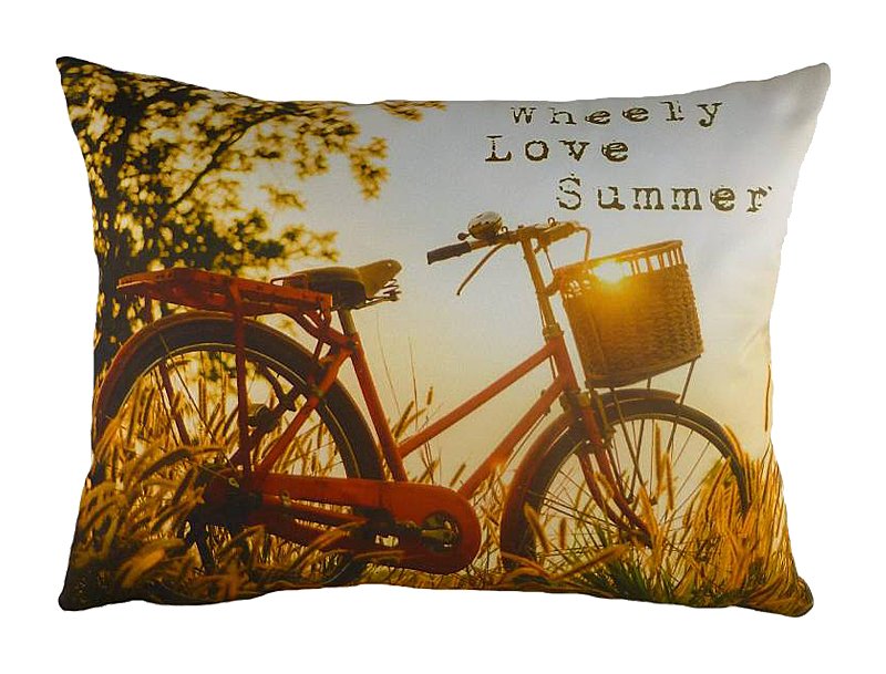 Подушка с принтом Wheely Love, DG-D-PL450 от DG-home Подушка с принтом Wheely Love, DG-D-PL450 от DG-home