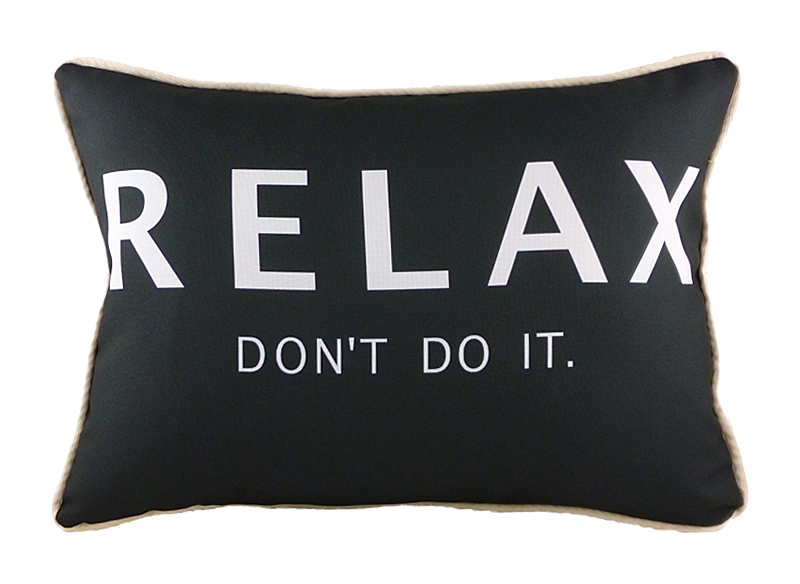 Подушка с надписью Relax, DG-D-PL468 от DG-home Подушка с надписью Relax, DG-D-PL468 от DG-home