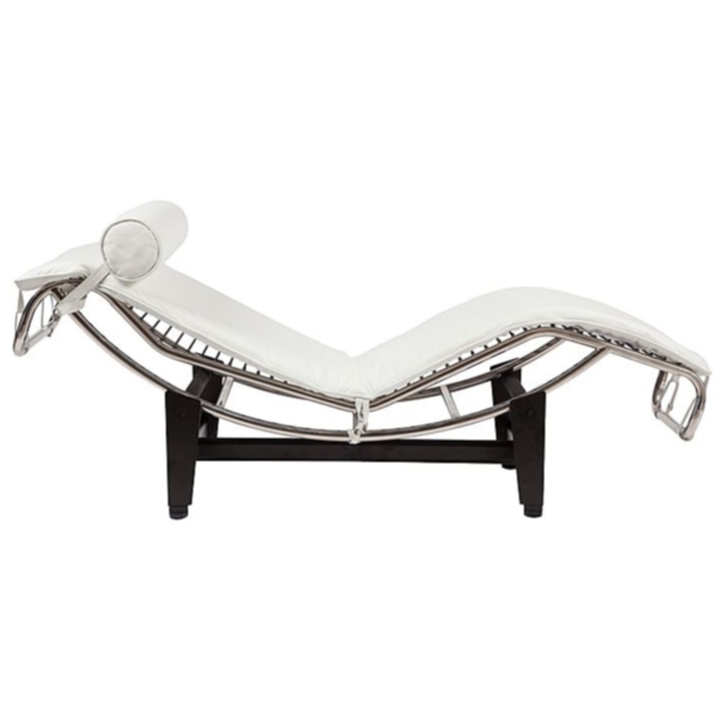 Кушетка Chaise Longue LC4 Белая Кожа Класса Премиум,
DG-F-KSH306-2 Великолепная реплика кушетки Chaise Lounge выполнена
на металлическом каркасе с ножками из нержавеющей
стали, декорирована натуральной белой кожей
класса Премиум, удобный аксессуар для современного
стиля гостиной. Этот необыкновенный предмет
мебели будет идеальным выбором для людей,
которые ценят выше всего в мебели комфорт,
качество и элегантность. Наклон спинки
регулируется в широком диапазоне, что делает
его отличным шезлонгом для чтения, кроме
этого, он идеально подойдет для сна и отдыха
в течение длительного периода времени.
Сочетание простой, но при этом современной
формы позволяет насладиться комфортом,
полностью расслабившись и забыв обо всем.
Дизайнер — знаменитый Ле Корбузье (Le Corbusier).
У нас вы можете приобрести кушетку в различных
вариантах обивки: кожа пони, кожа.