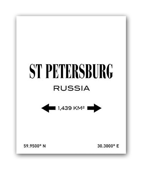 Постер St.Petersburg А3 (белый), DG-D-PR154 Постер St.Petersburg А3 (белый), DG-D-PR154Постеры<br>Постеры для интерьера сегодня являются <br>одним из самых популярных украшений для <br>дома. Они играют декоративную роль и заключают <br>в себе определённый образ, который будет <br>отражать вашу индивидуальность и создавать <br>атмосферу в помещении. При этом их основная <br>цель — отображение стиля и вкуса хозяина <br>квартиры. При этом стиль интерьера не имеет <br>значения, они прекрасно будут смотреться <br>в любом. С ними дизайн вашего интерьера <br>станет по-настоящему эксклюзивным и уникальным, <br>и можете быть уверены, что такой декор вы <br>не увидите больше нигде. А ваши гости будут <br>восхищаться тонким вкусом хозяина дома. <br>В нашем интернет-магазине представлен большой <br>ассортимент настенных декоративных постеров: <br>ироничные и забавные, позитивные и мотивирующие, <br>на которых изображено все, что угодно — <br>красивые пейзажи и фотографии животных, <br>бижутерия и лейблы модных брендов, фотографии <br>популярных персон и рекламные слоганы. <br>Размер А3 (297x420 мм). Рамки белого, черного, <br>серебряного, золотого цветов. Выбирайте!<br><br>Цвет: None<br>Материал: None<br>Вес кг: 0.4
