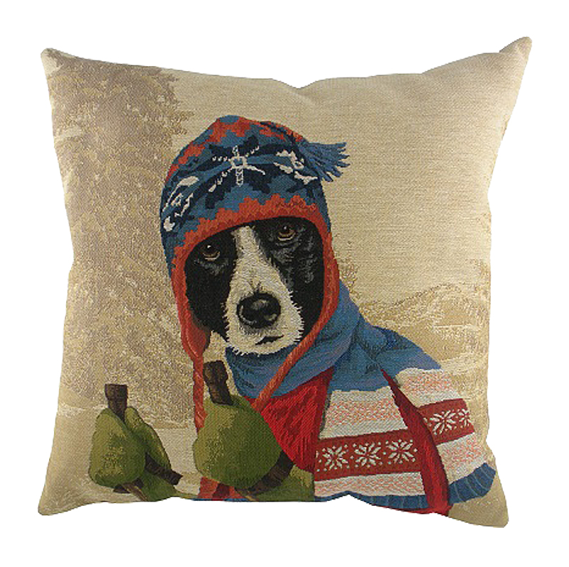 Подушка с картинкой Ski Dogs Border Collie, DG-D-PL318 от DG-home Подушка с картинкой Ski Dogs Border Collie, DG-D-PL318 от DG-home