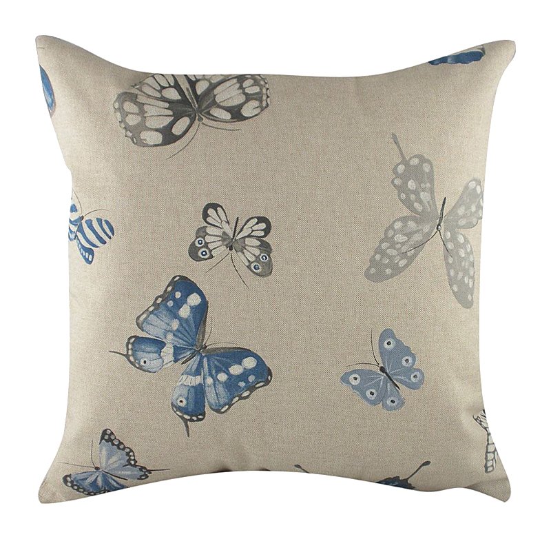 Подушка с бабочками Blue Butterflies Подушка с бабочками Blue Butterflies