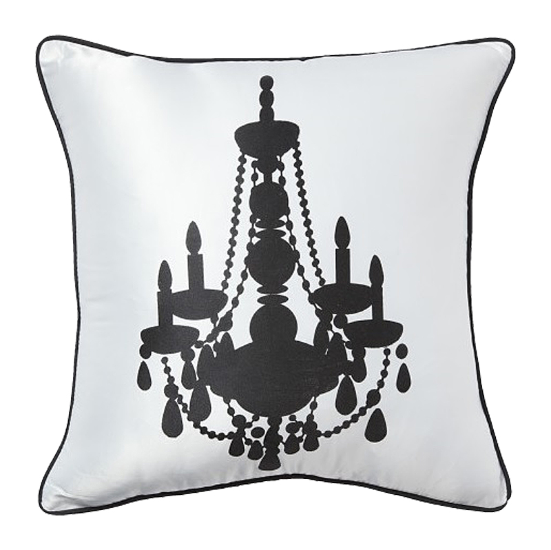 Подушка с канделябром Chandelier II White Подушка с канделябром Chandelier II White