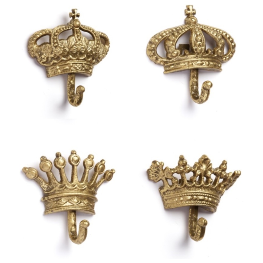 Набор настенных крючков Queen Gold Набор настенных крючков Queen Gold