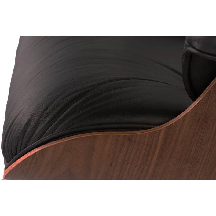 Кресло Lounge Chair & Ottoman Черная Кожа Класса Премиум Кресло Lounge Chair & Ottoman Черная Кожа Класса Премиум