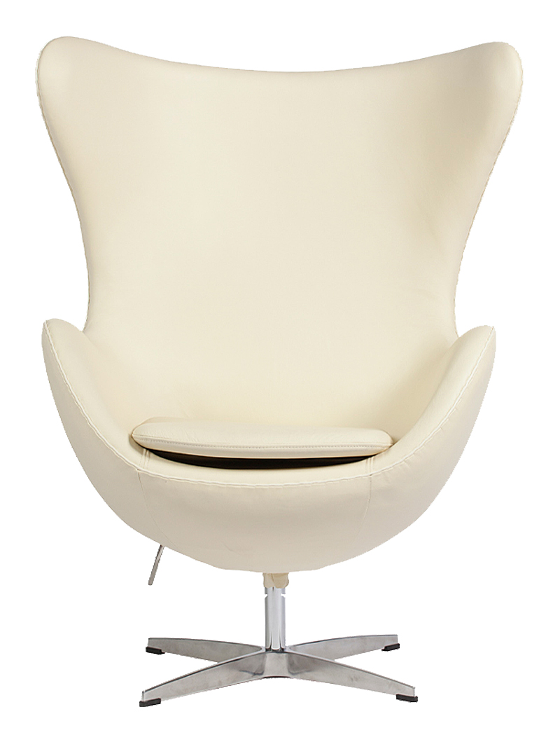 Кресло Egg Chair Кремовое Кожа Класса Премиум Кресло Egg Chair Кремовое Кожа Класса Премиум