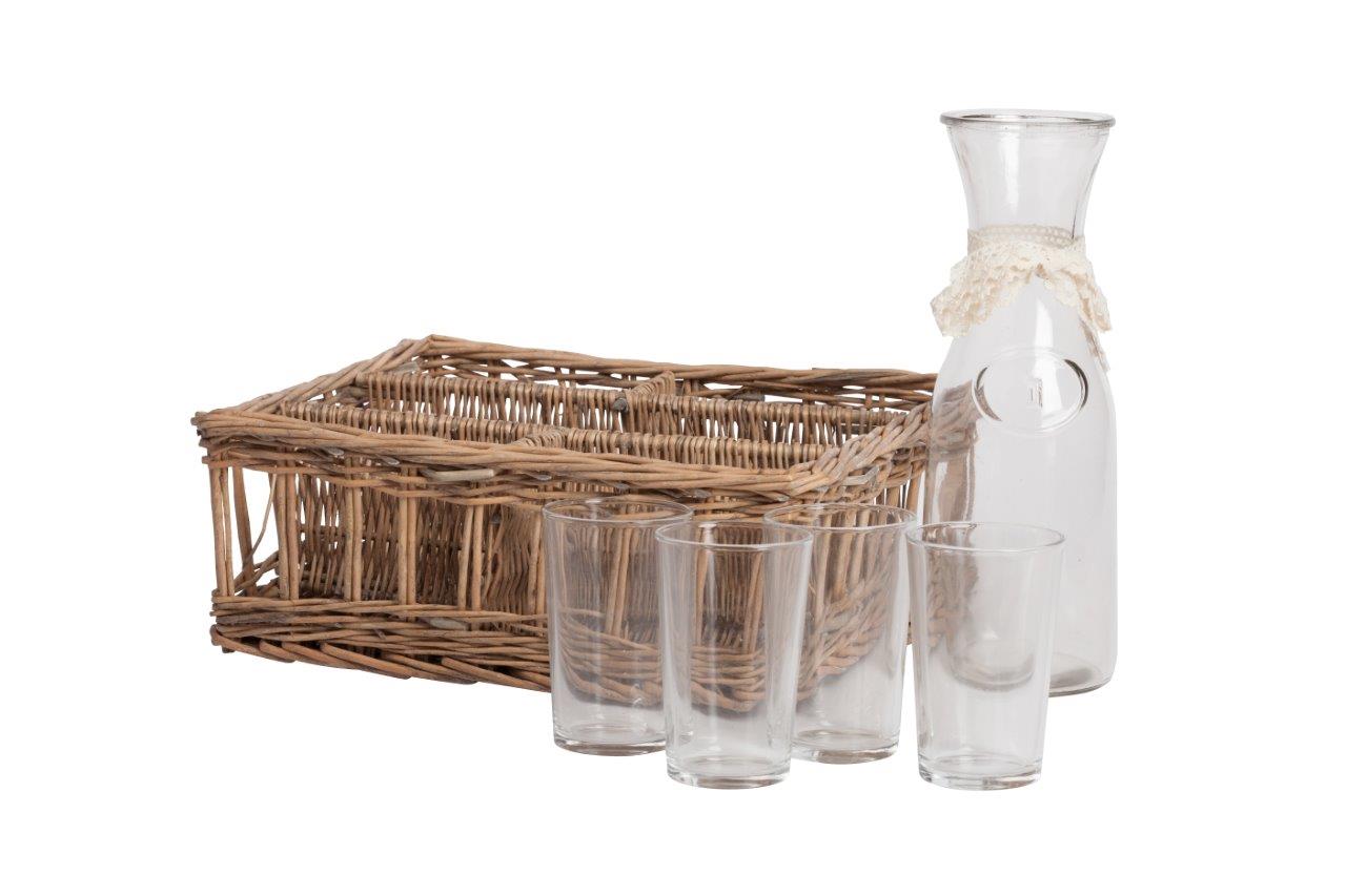 Набор для пикника в плетеной корзинке Picnic Набор для пикника в плетеной корзинке Picnic
