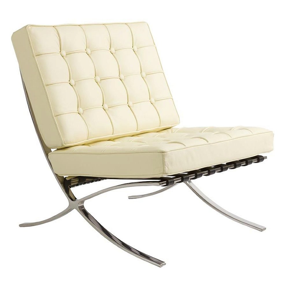 Детское кресло Barcelona Chair Кремовая Кожа Класса
Премиум стул barcelona dining chair белая натуральная кожа dg f ch563 1