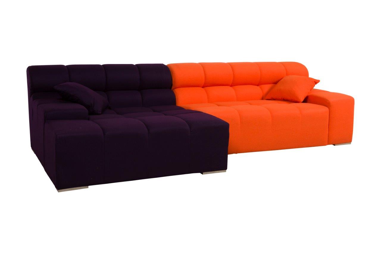Диван Tufty-Time Sofa Фиолетово-оранжевая Шерсть Диван Tufty-Time Sofa Фиолетово-оранжевая Шерсть