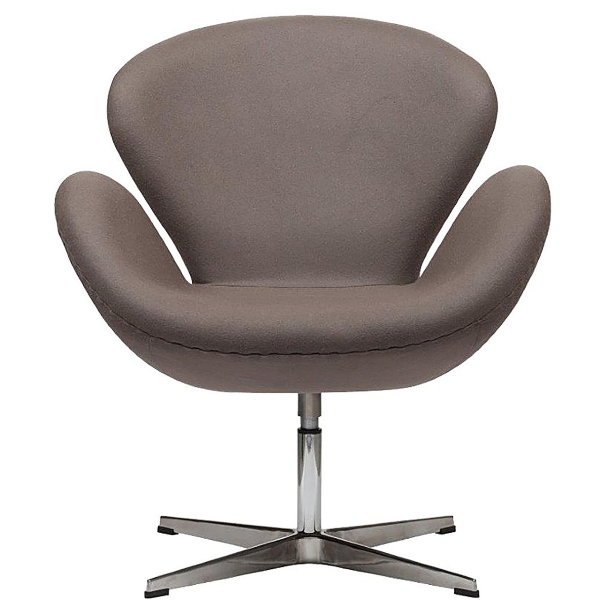 Кресло Swan Chair Серо-коричневая Шерсть Кресло Swan Chair Серо-коричневая Шерсть