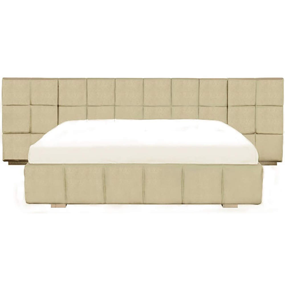 Кровать Ohen Grande 180х200 Светло-бежевая Нейлон Кровать Ohen Grande 180х200 Светло-бежевая Нейлон