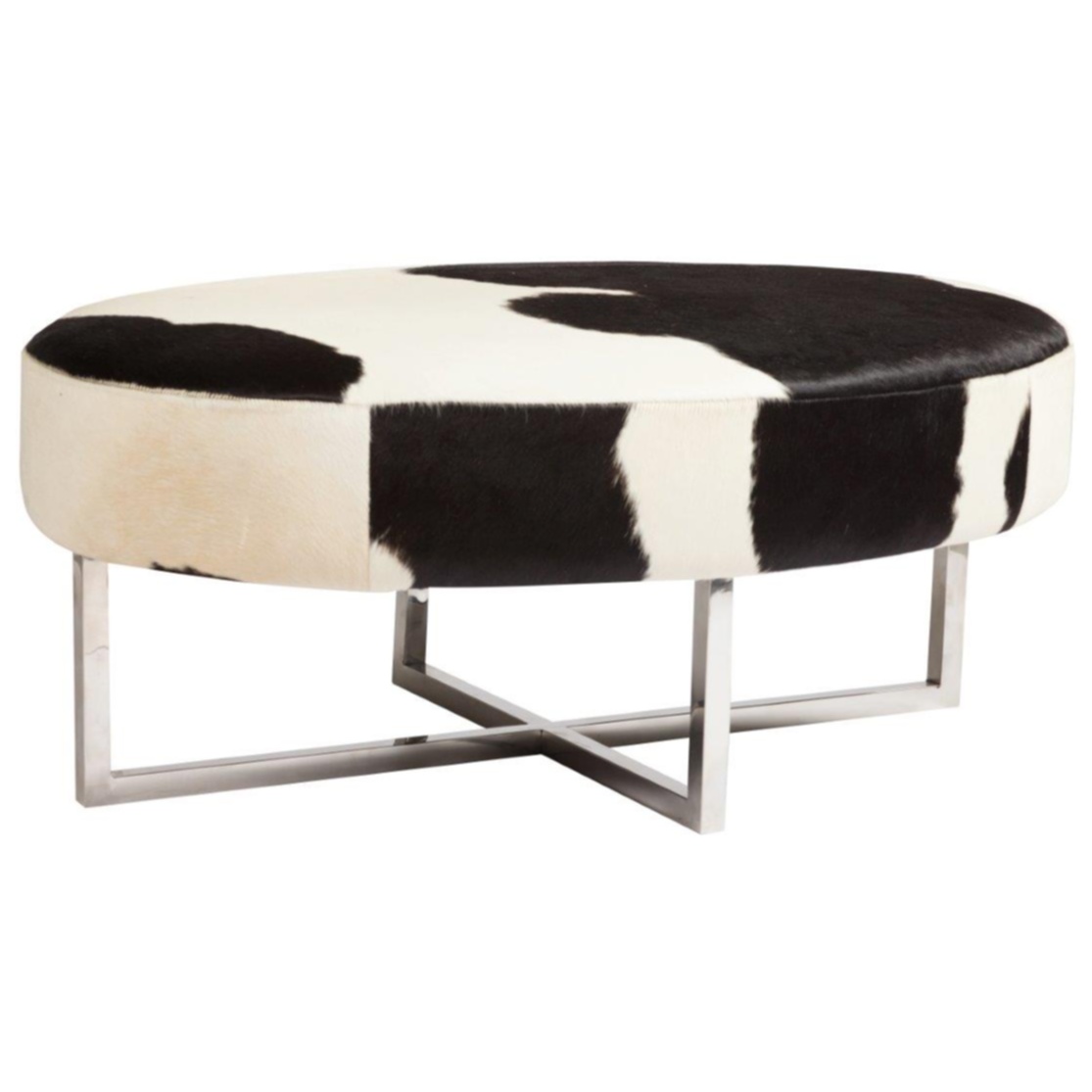 Оттоманка Cowhide Оттоманка Cowhide