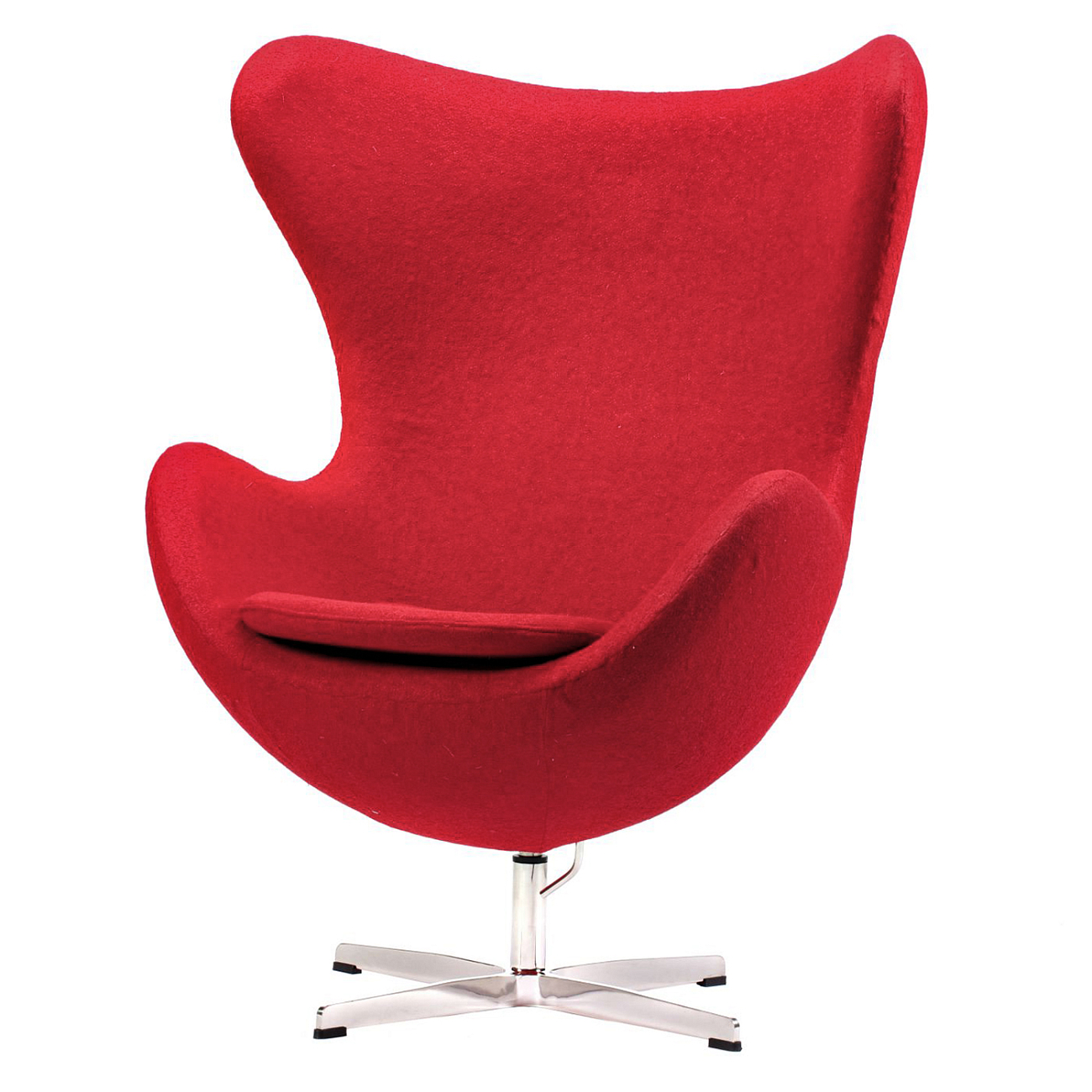 Кресло Egg Chair Красное 100% Шерсть Кресло Egg Chair Красное 100% Шерсть