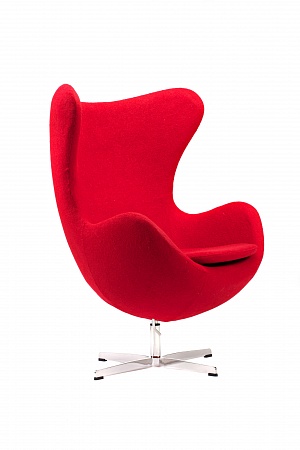 Кресло Egg Chair Красное 100% Шерсть Кресло Egg Chair Красное 100% Шерсть