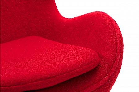 Кресло Egg Chair Красное 100% Шерсть Кресло Egg Chair Красное 100% Шерсть