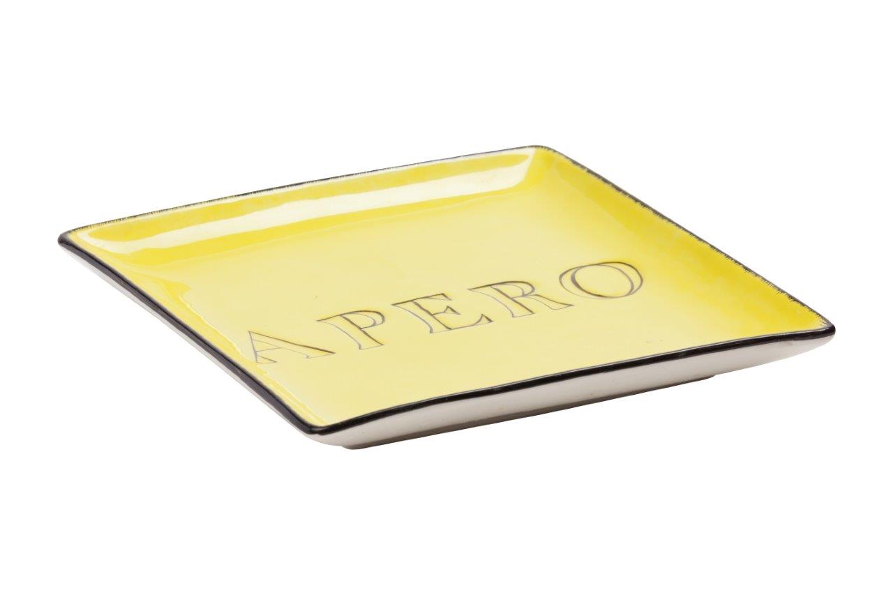 Декоративное блюдо Apero Yellow Декоративное блюдо Apero Yellow