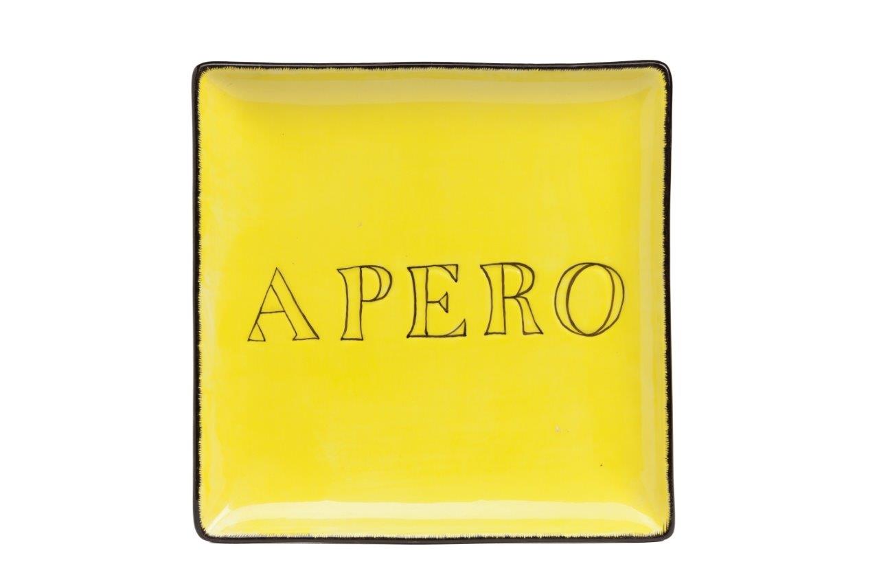 Декоративное блюдо Apero Yellow Декоративное блюдо Apero Yellow