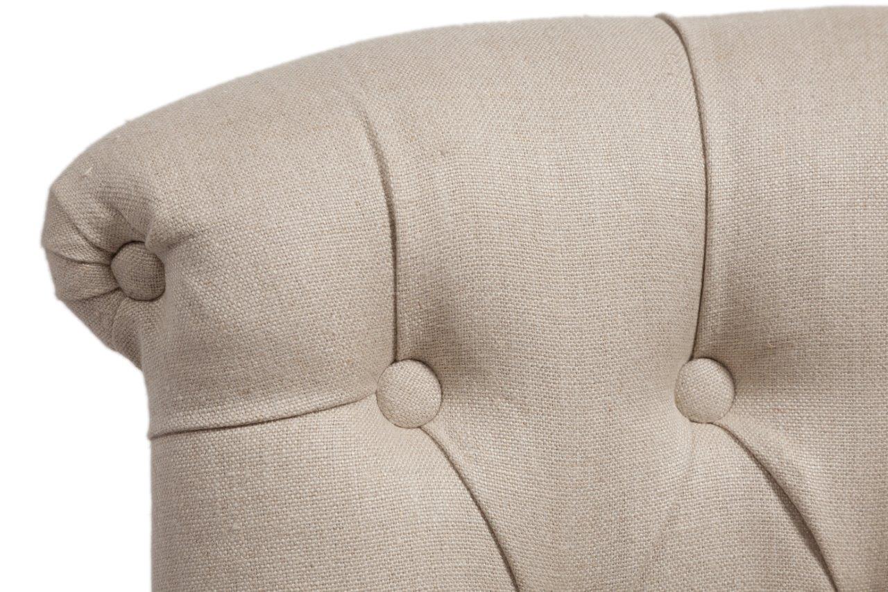 Кресло Sophie Tufted Slipper Chair Молочный Лён Кресло Sophie Tufted Slipper Chair Молочный Лён