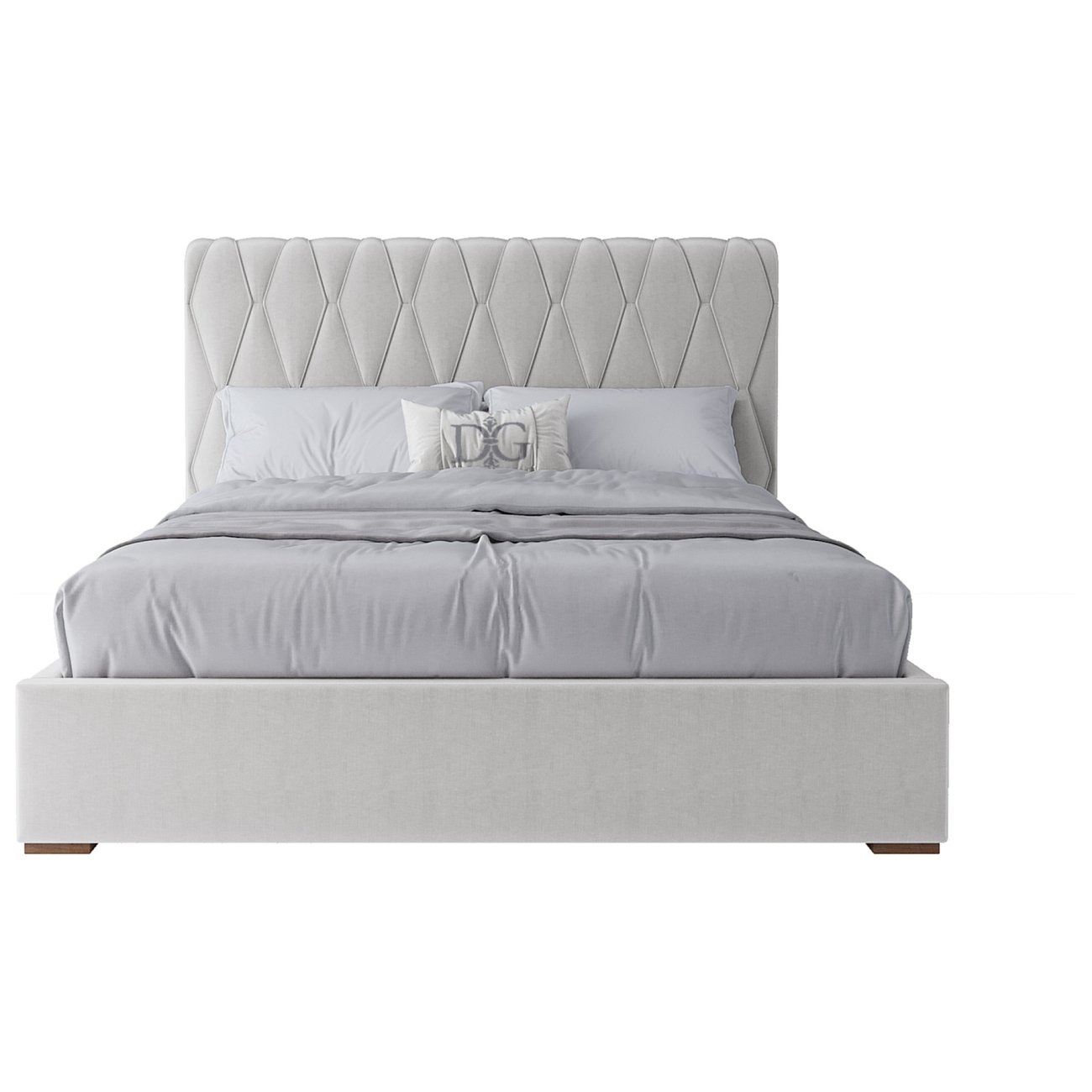 Кровать Bluemoon 180х200 Белая Кожа Класса Премиум Кровать Bluemoon 180х200 Белая Кожа Класса Премиум