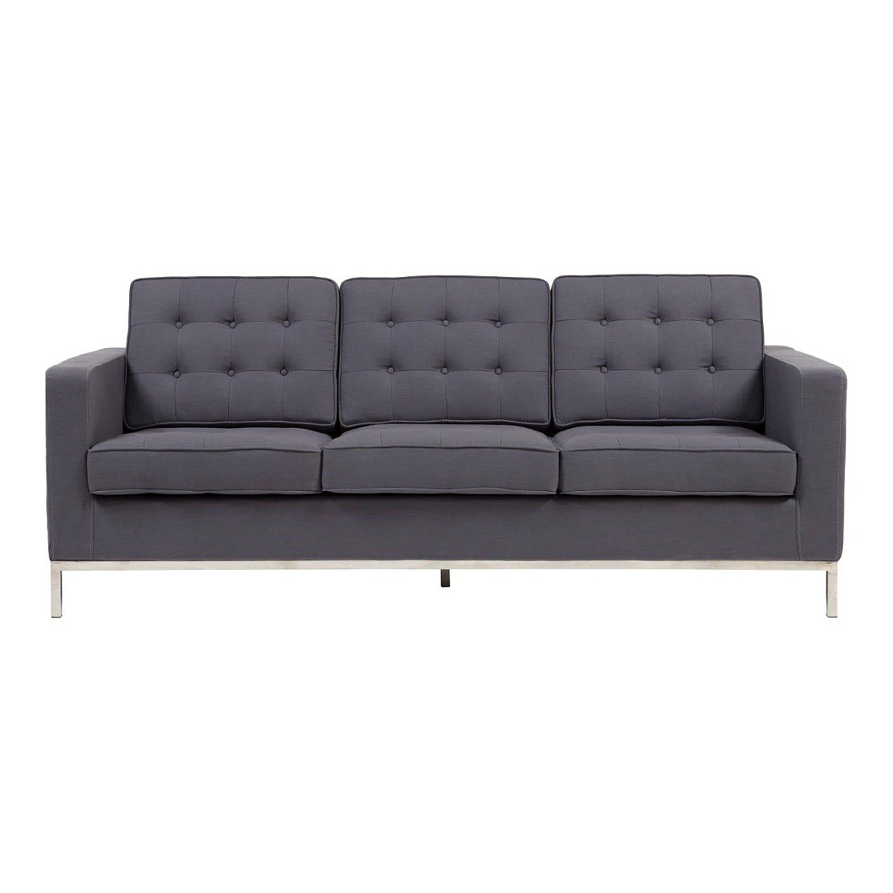 Диван Florence Knoll Sofa Grey Диван Florence Knoll Sofa Grey