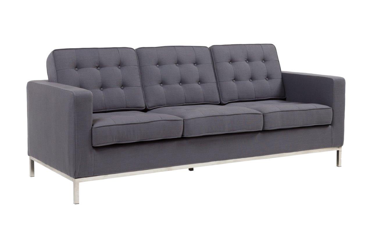 Диван Florence Knoll Sofa Grey Диван Florence Knoll Sofa Grey