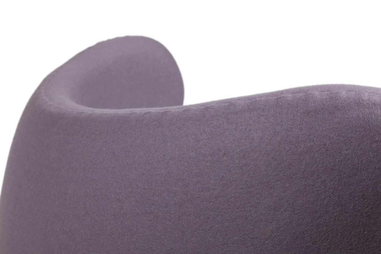 Кресло Egg Chair Лиловое 100% Кашемир М Кресло Egg Chair Лиловое 100% Кашемир М