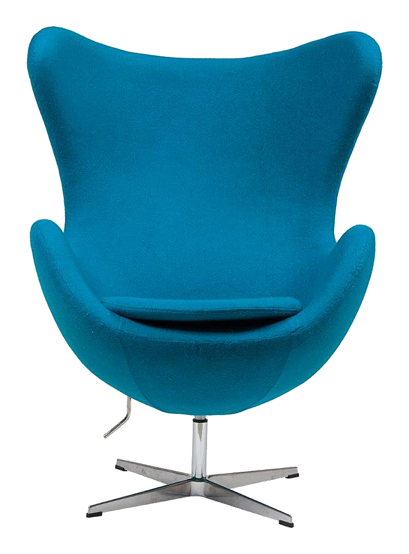 Кресло Egg Chair Голубое 100% Кашемир М Голубой - Мебель - Кресла купить Кресло Egg Chair Голубое 100% Кашемир М Голубой - Мебель - Кресла купить