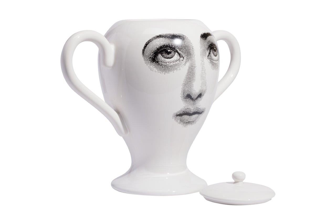 Декоративная ваза с крышкой Пьеро Форназетти Giara Lidded White II Декоративная ваза с крышкой Пьеро Форназетти Giara Lidded White II