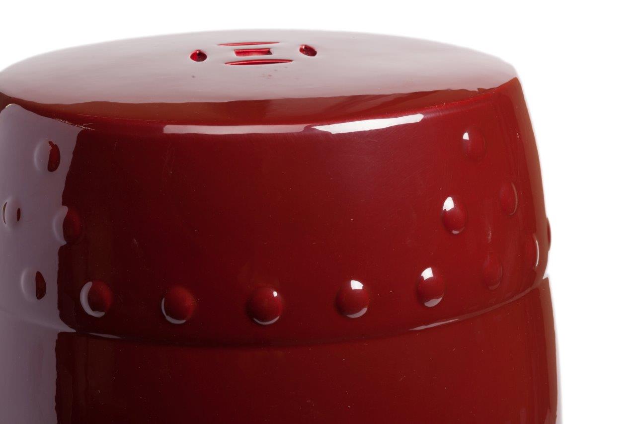 Керамический столик-табурет Garden Stool Бордовый Бордовый - Садовая мебель - Керамические табуреты купить Керамический столик-табурет Garden Stool Бордовый Бордовый - Садовая мебель - Керамические табуреты купить
