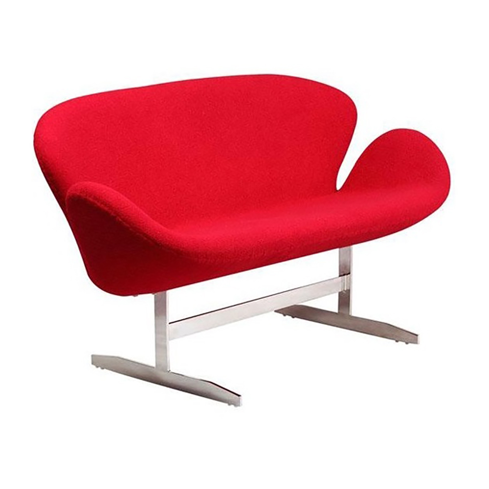 Диван Swan Sofa Красный Кашемир Диван Swan Sofa Красный Кашемир