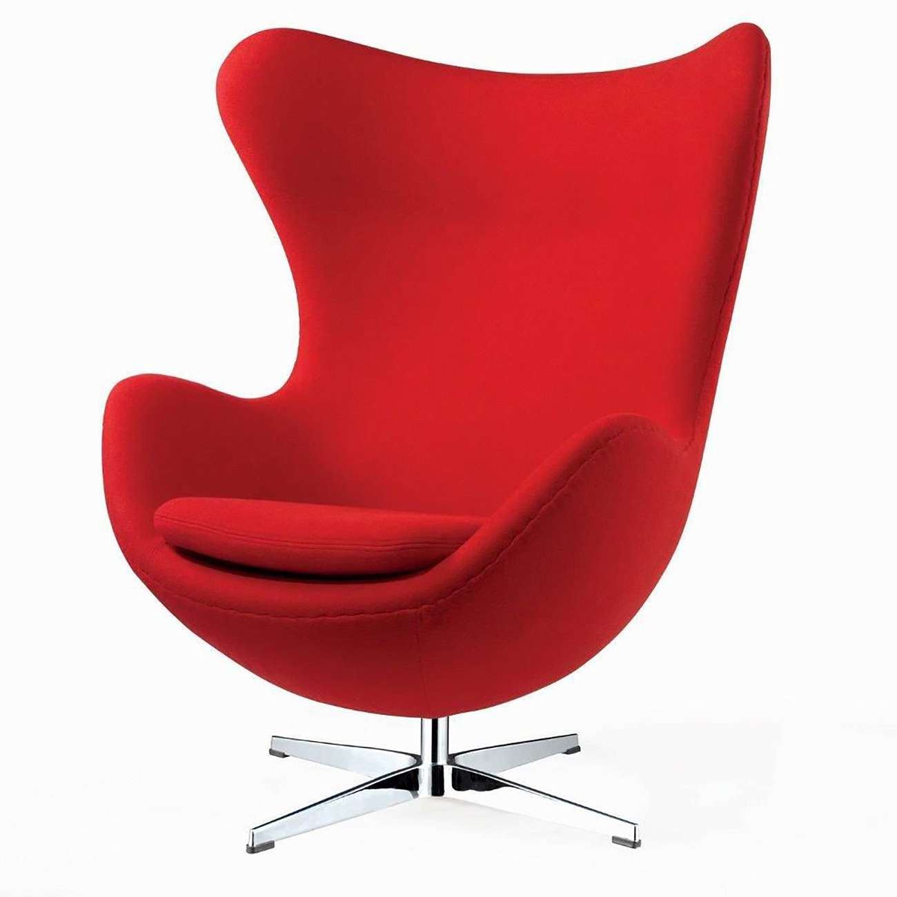 Кресло Egg Chair Красное 100% Кашемир Кресло Egg Chair Красное 100% Кашемир