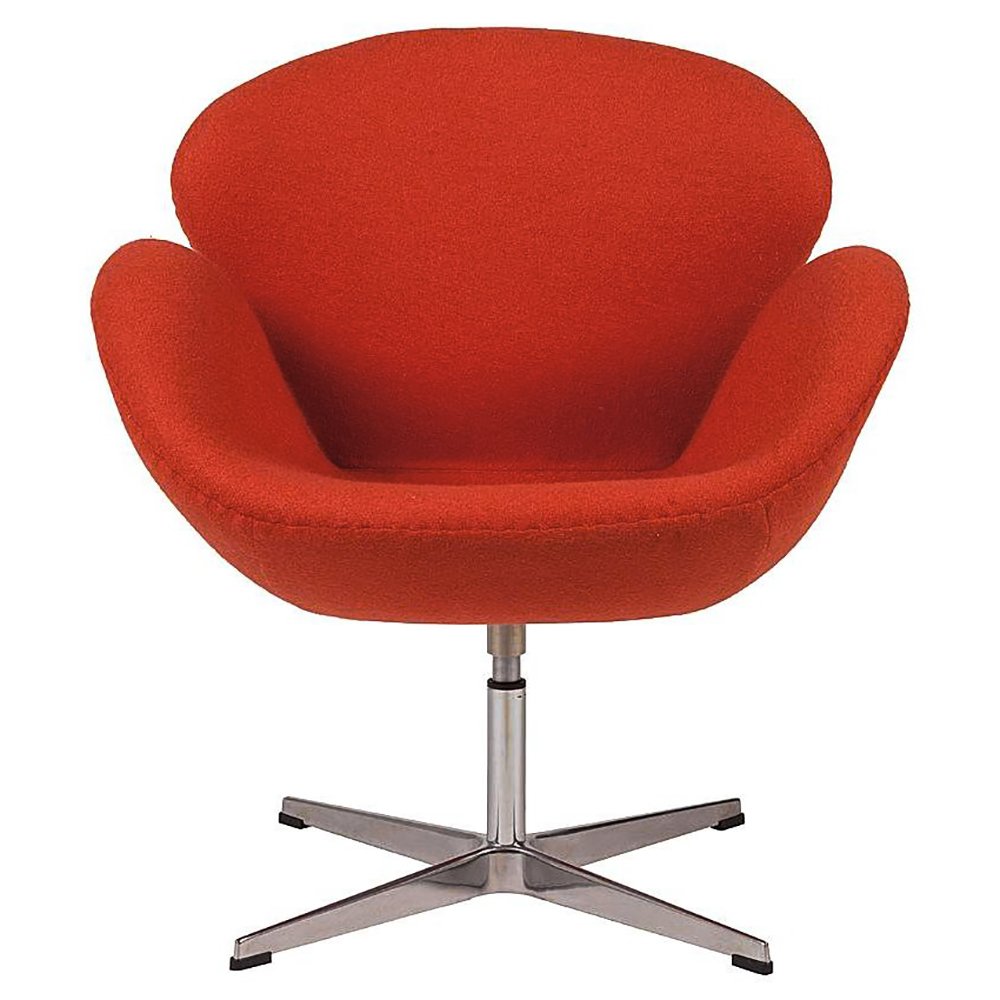 Кресло Swan Chair Красная Шерсть Кресло Swan Chair Красная Шерсть