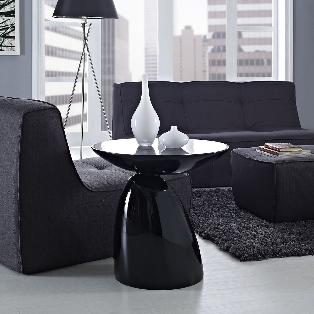Журнальный столик Parabel Side Table Черный Журнальный столик Parabel Side Table Черный