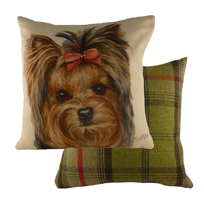 Подушка с принтом Waggydogs Yorkie Подушка с принтом Waggydogs Yorkie