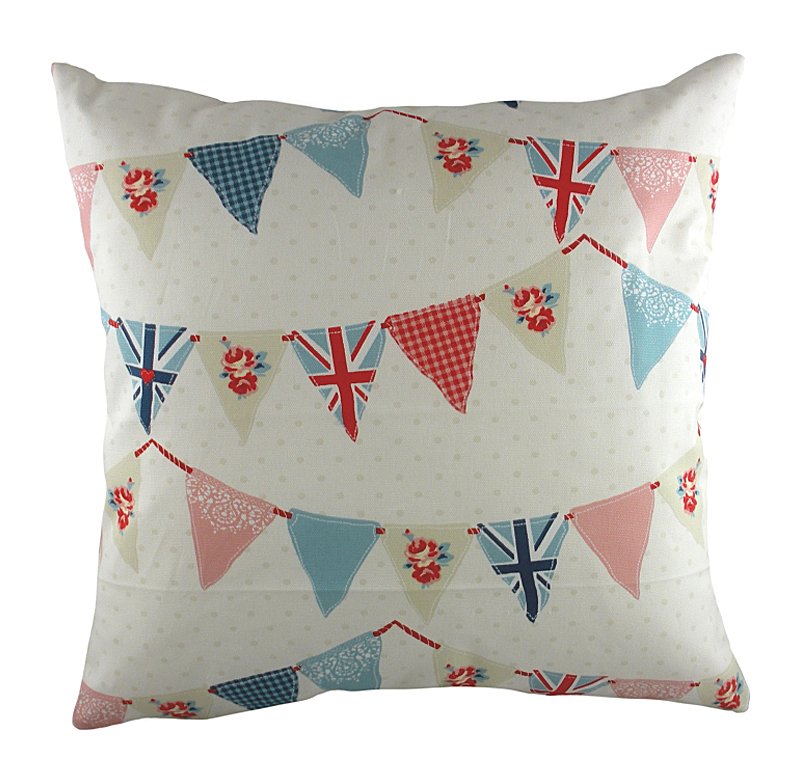 Подушка с принтом Bunting Blue Подушка с принтом Bunting Blue