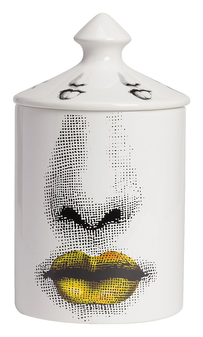 Подсвечник с крышкой Пьеро Форназетти Bacio Candle Yellow Подсвечник с крышкой Пьеро Форназетти Bacio Candle Yellow
