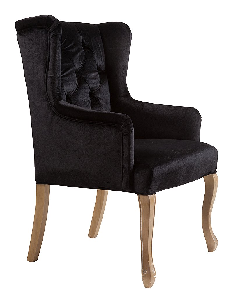 Кресло Ashby Chair Черный Вельвет Чёрный - Мебель - Кресла купить Кресло Ashby Chair Черный Вельвет Чёрный - Мебель - Кресла купить