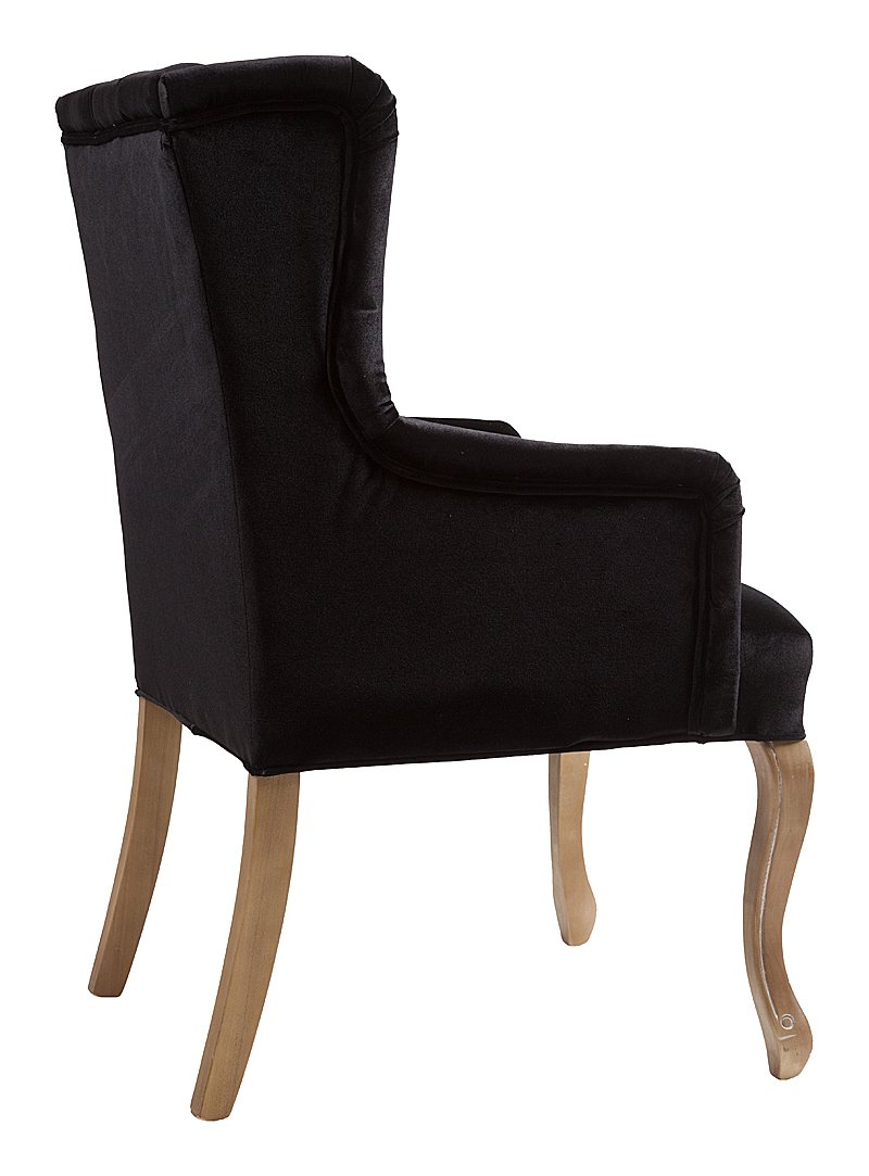 Кресло Ashby Chair Черный Вельвет Чёрный - Мебель - Кресла купить Кресло Ashby Chair Черный Вельвет Чёрный - Мебель - Кресла купить