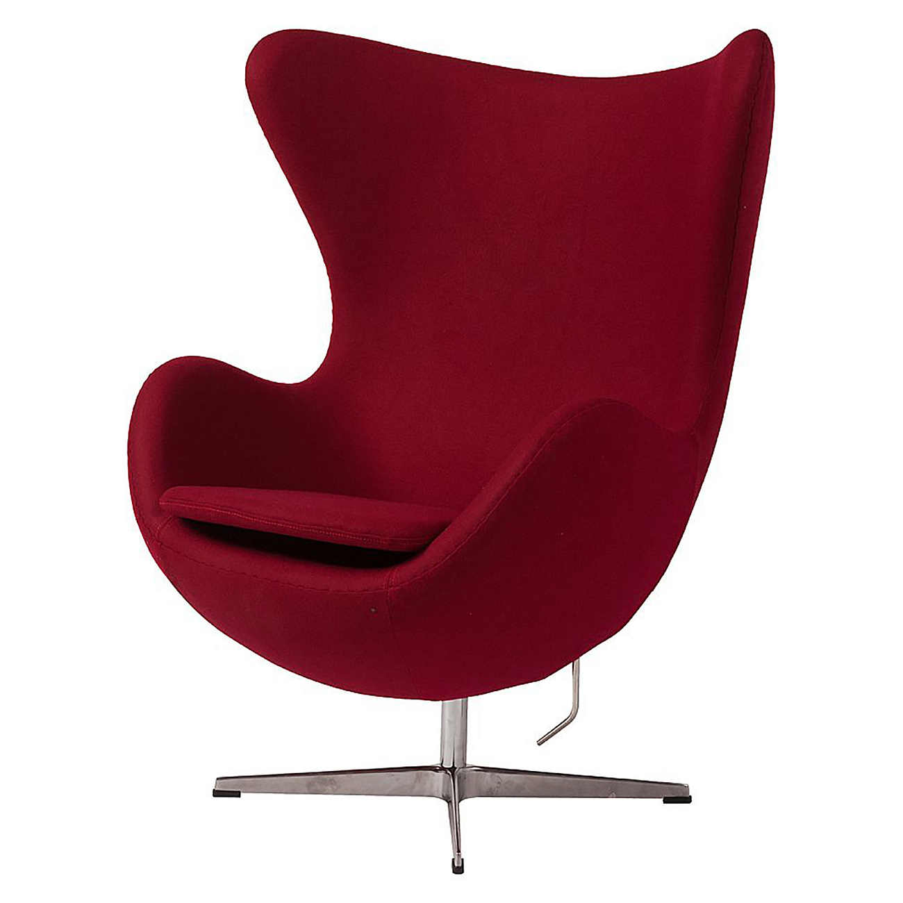 Кресло Egg Chair Бордовое 100% Кашемир М Кресло Egg Chair Бордовое 100% Кашемир М