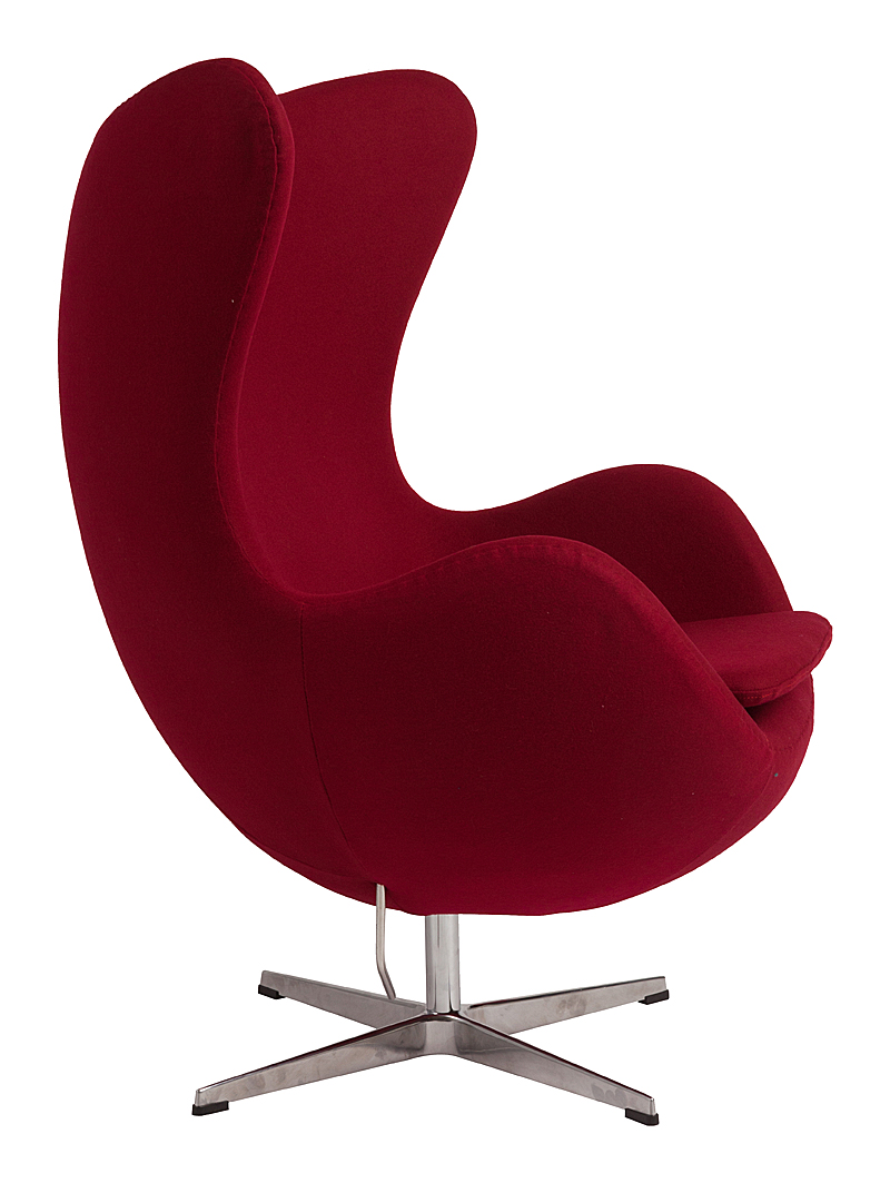 Кресло Egg Chair Бордовое 100% Кашемир М Кресло Egg Chair Бордовое 100% Кашемир М