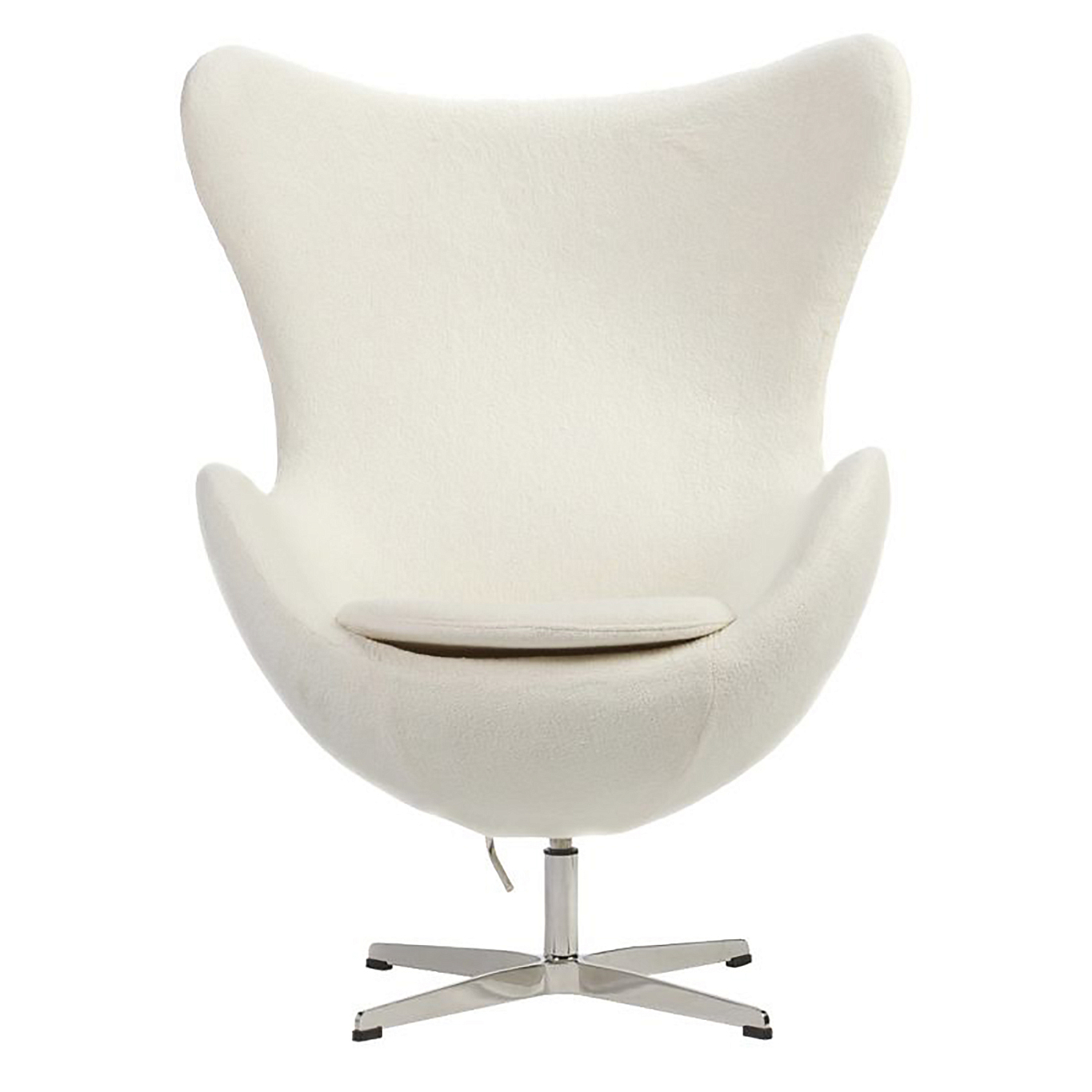 Кресло Egg Chair Белое 100% Кашемир М Кресло Egg Chair Белое 100% Кашемир М