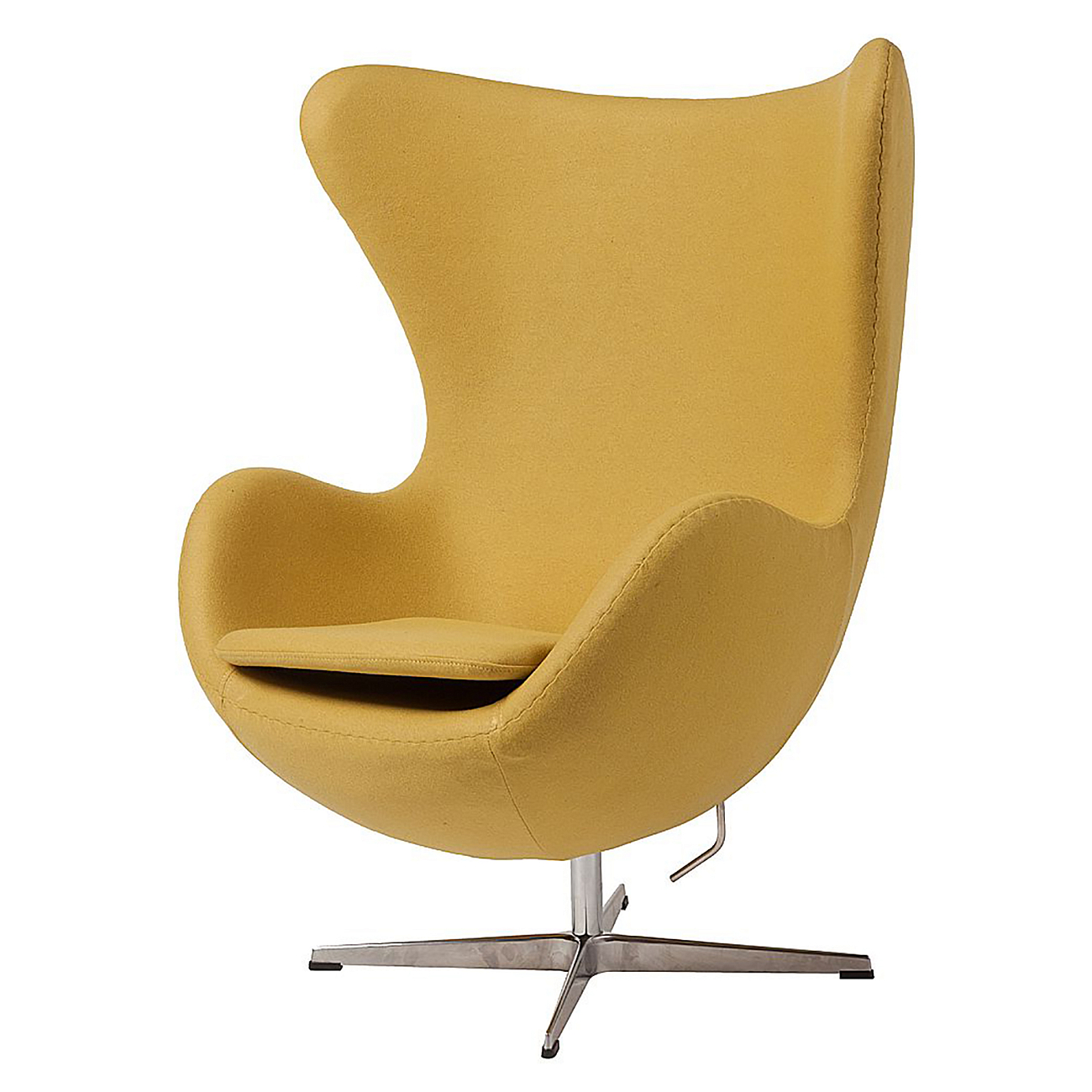Кресло Egg Chair Жёлтое 100% Кашемир Кресло Egg Chair Жёлтое 100% Кашемир