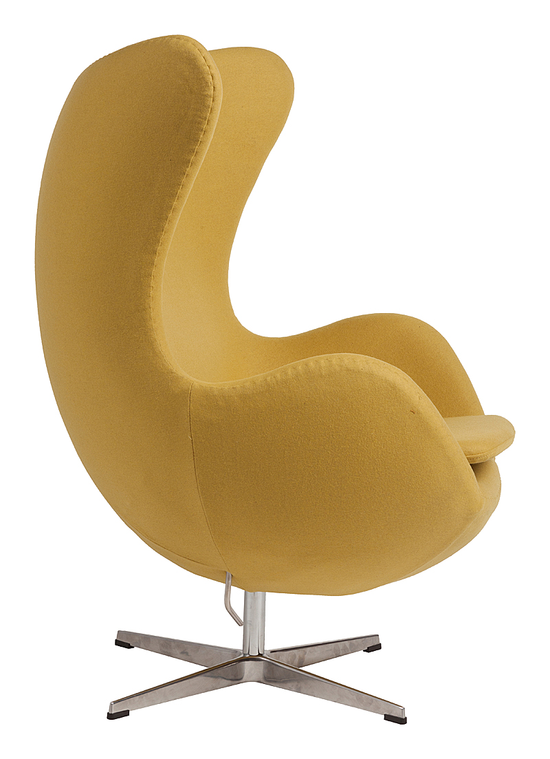 Кресло Egg Chair Жёлтое 100% Кашемир Кресло Egg Chair Жёлтое 100% Кашемир