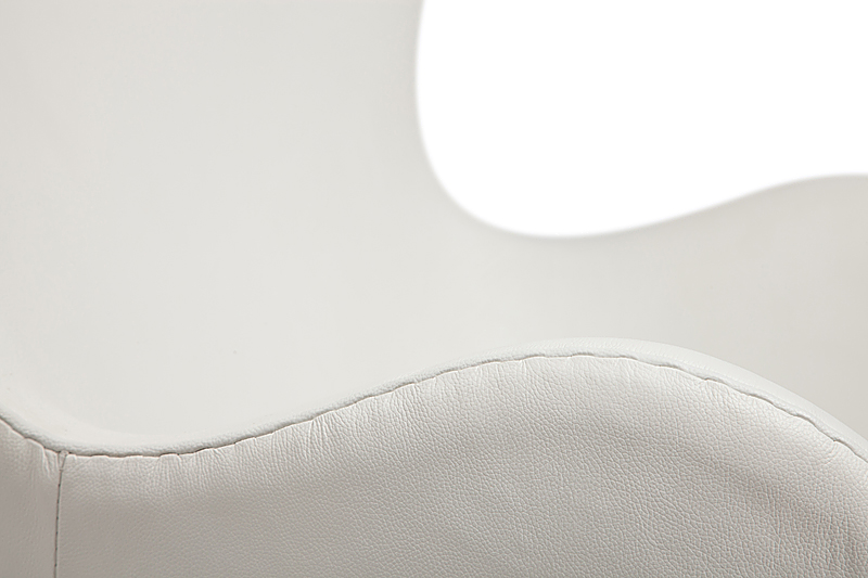 Кресло Egg Chair Белое Кожа Класса Премиум Кресло Egg Chair Белое Кожа Класса Премиум