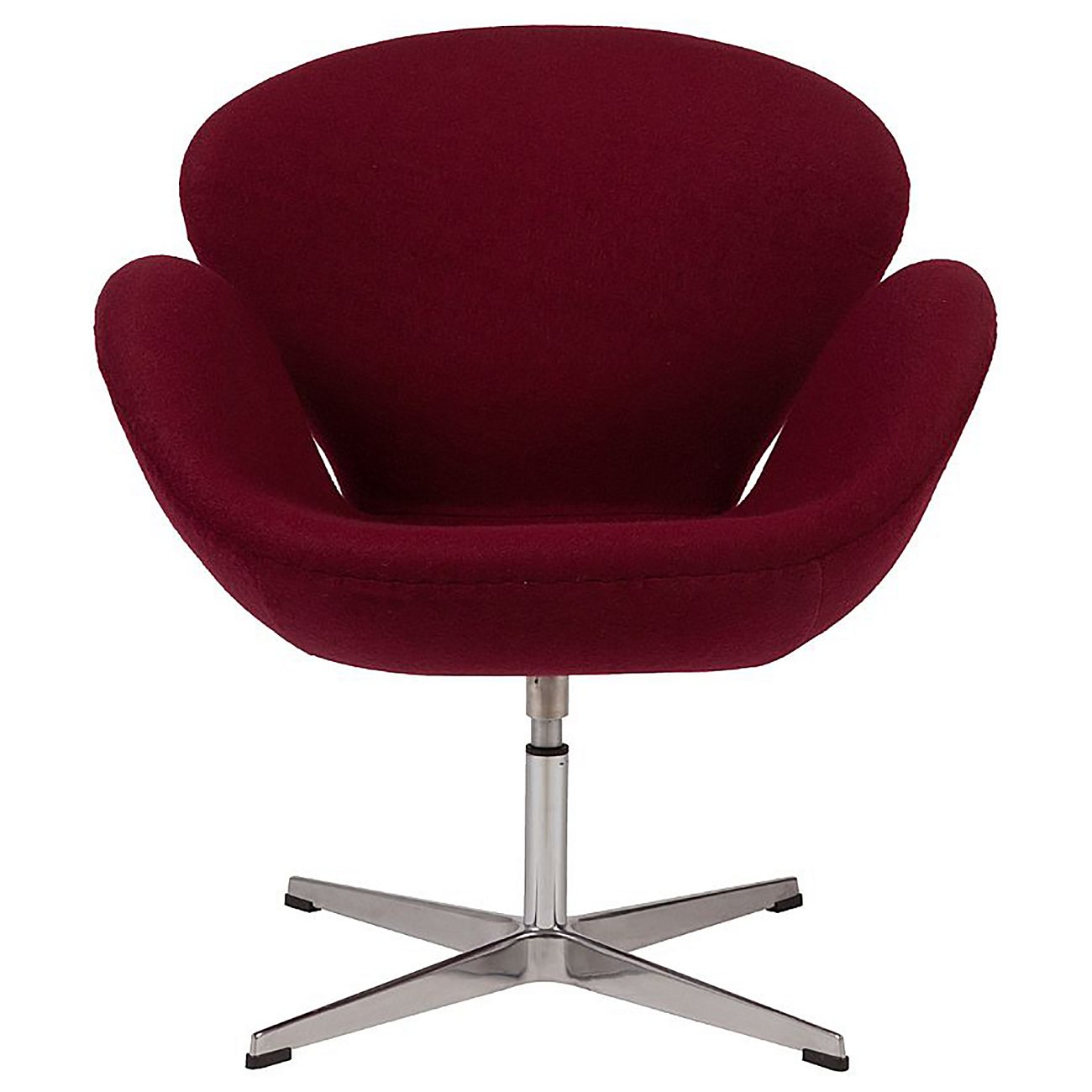 Кресло Swan Chair Бордовая Шерсть М Кресло Swan Chair Бордовая Шерсть М