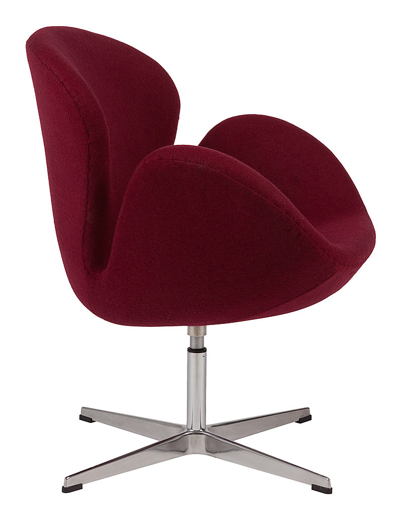 Кресло Swan Chair Бордовая Шерсть М Кресло Swan Chair Бордовая Шерсть М