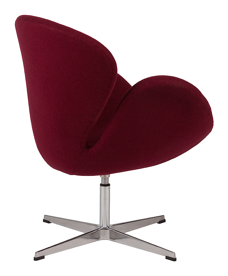 Кресло Swan Chair Бордовая Шерсть М Кресло Swan Chair Бордовая Шерсть М
